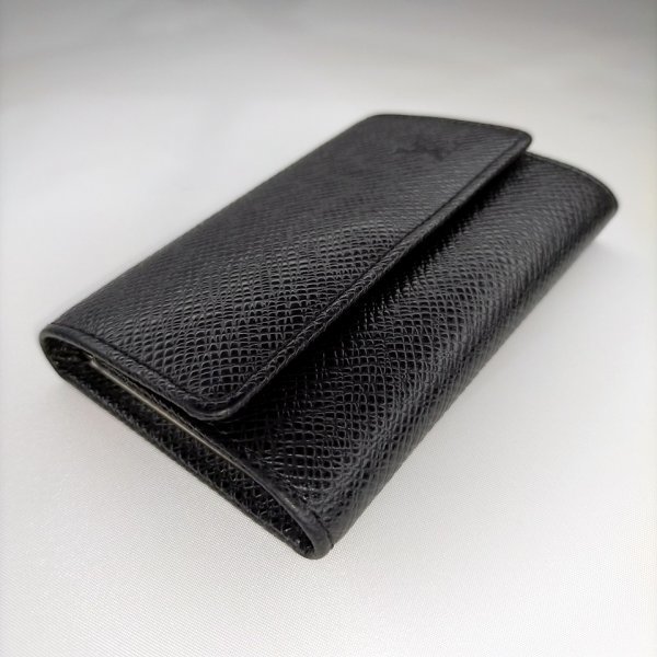 【LOUIS VUITTON】ルイヴィトン M30532 ミュルティクレ6 6連キーケース タイガ アルドワーズ（黒） 美品 正規品