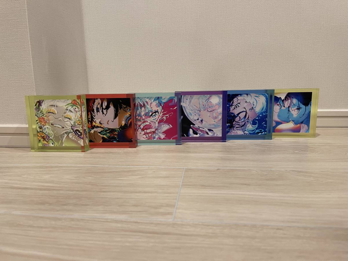 米山舞 アクリルブロック 6種類 アクリルブロック 米山舞展 6種セット