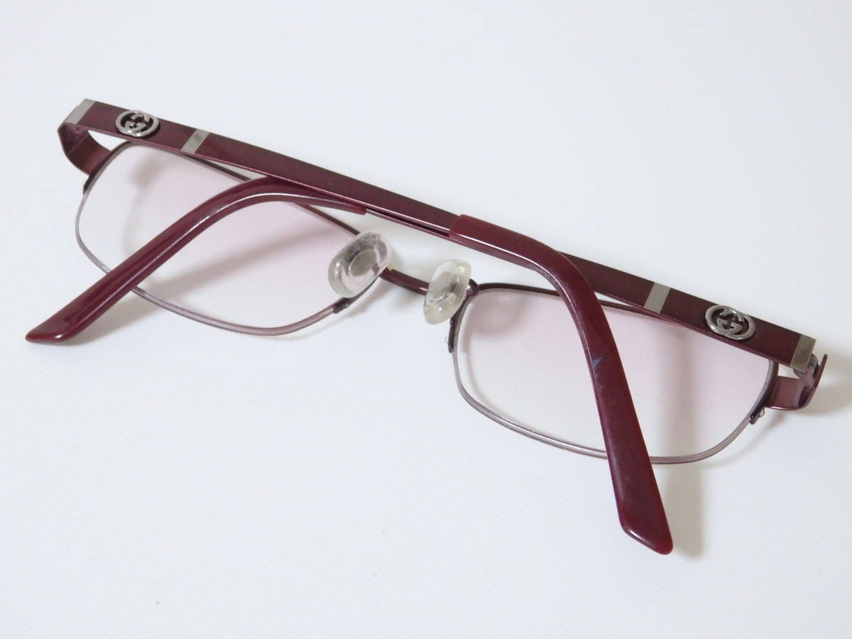 GUCCI チタン眼鏡　レア GUCCI チタン眼鏡 レア GUCCI - GUCCI グッチ 眼鏡 メガネチタン