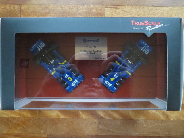 TSM 1/43 タイレル P34 1976 スウェーデンGP 1-2フィニッシュ 2台  