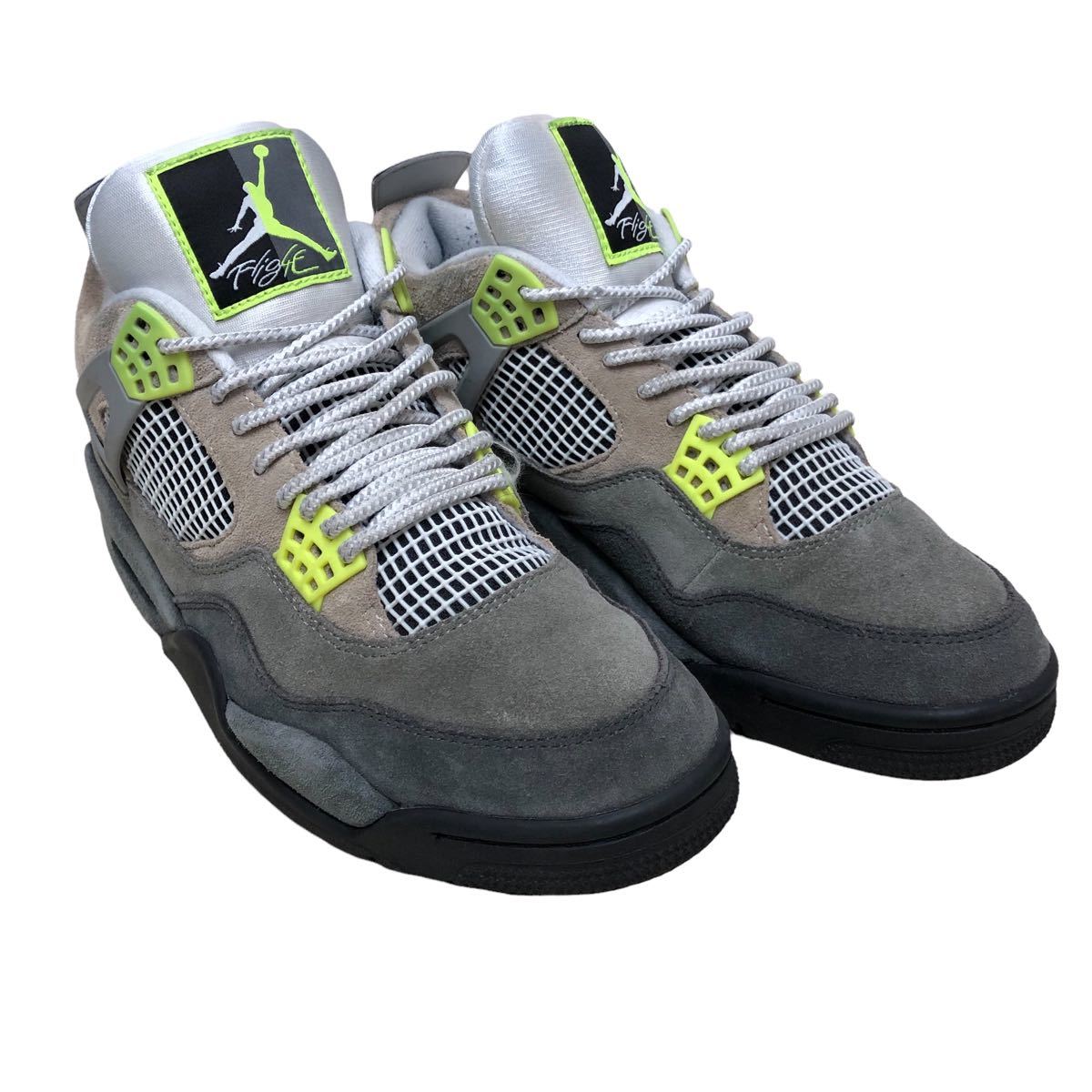 X'894 NIKE ナイキ AIR JORDAN 4 RETRO SE 'NEON 95' エア ジョーダン
