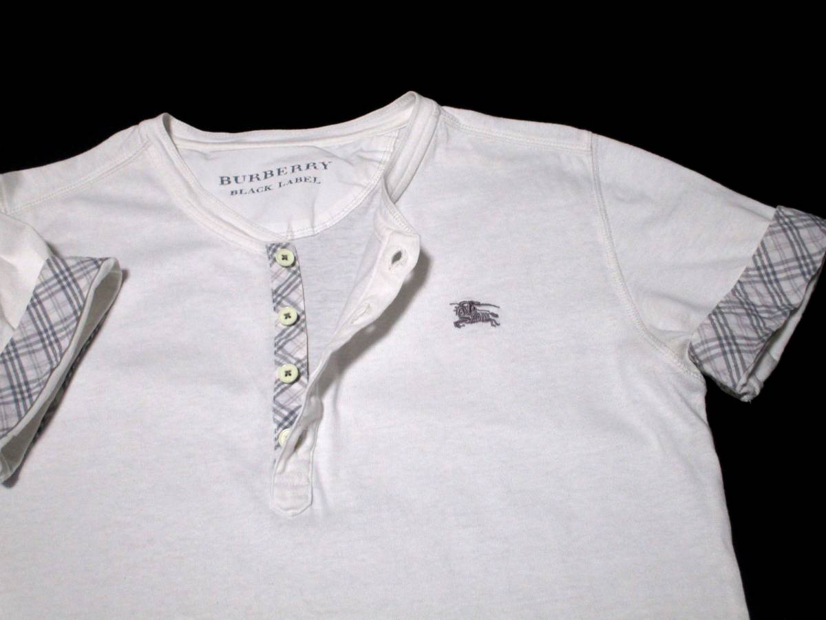 バーバリーブラックレーベル グレーホース刺繍 前立て・袖口裏ノバ 