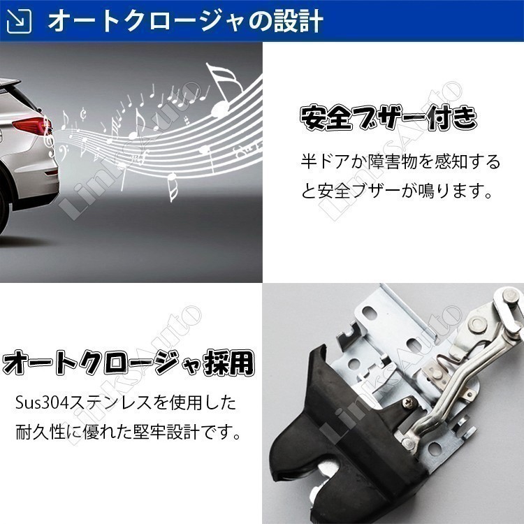 電動パワーバックドア キット TOYOTA トヨタ GRANACE グランエース 自動開閉 リモコン操作 フットセンサー別売 LinksAuto キット 電動パワーバックドア グランエース [トヨタ 開閉 ランドクルーザー300