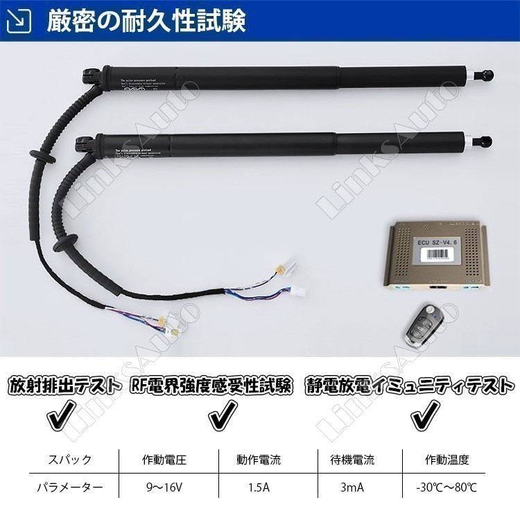 電動パワーバックドア キット TOYOTA トヨタ GRANACE グランエース 自動開閉 リモコン操作 フットセンサー別売 LinksAuto キット 電動パワーバックドア グランエース [トヨタ 開閉 ランドクルーザー300