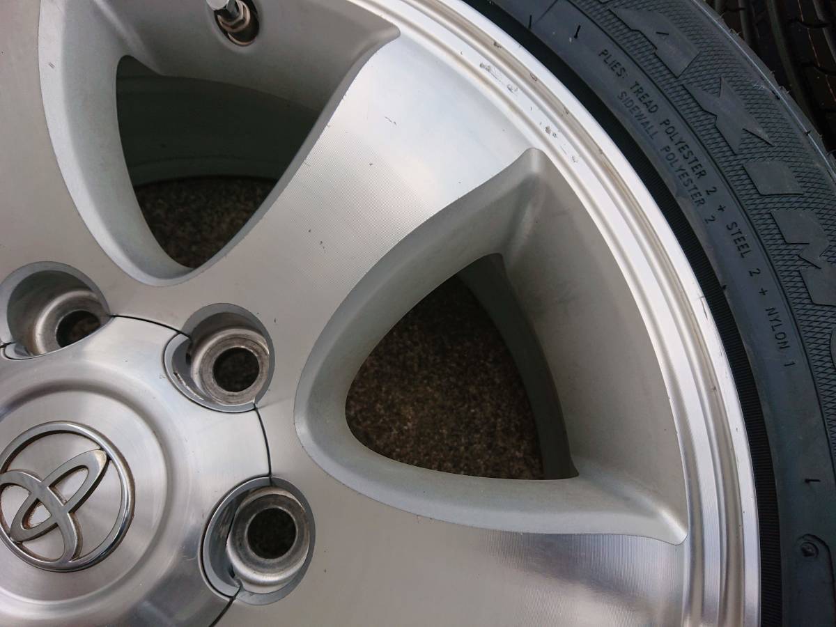 120系 プラド 純正 アルミホイール 17インチ 6穴 215/55R17 2022年製 