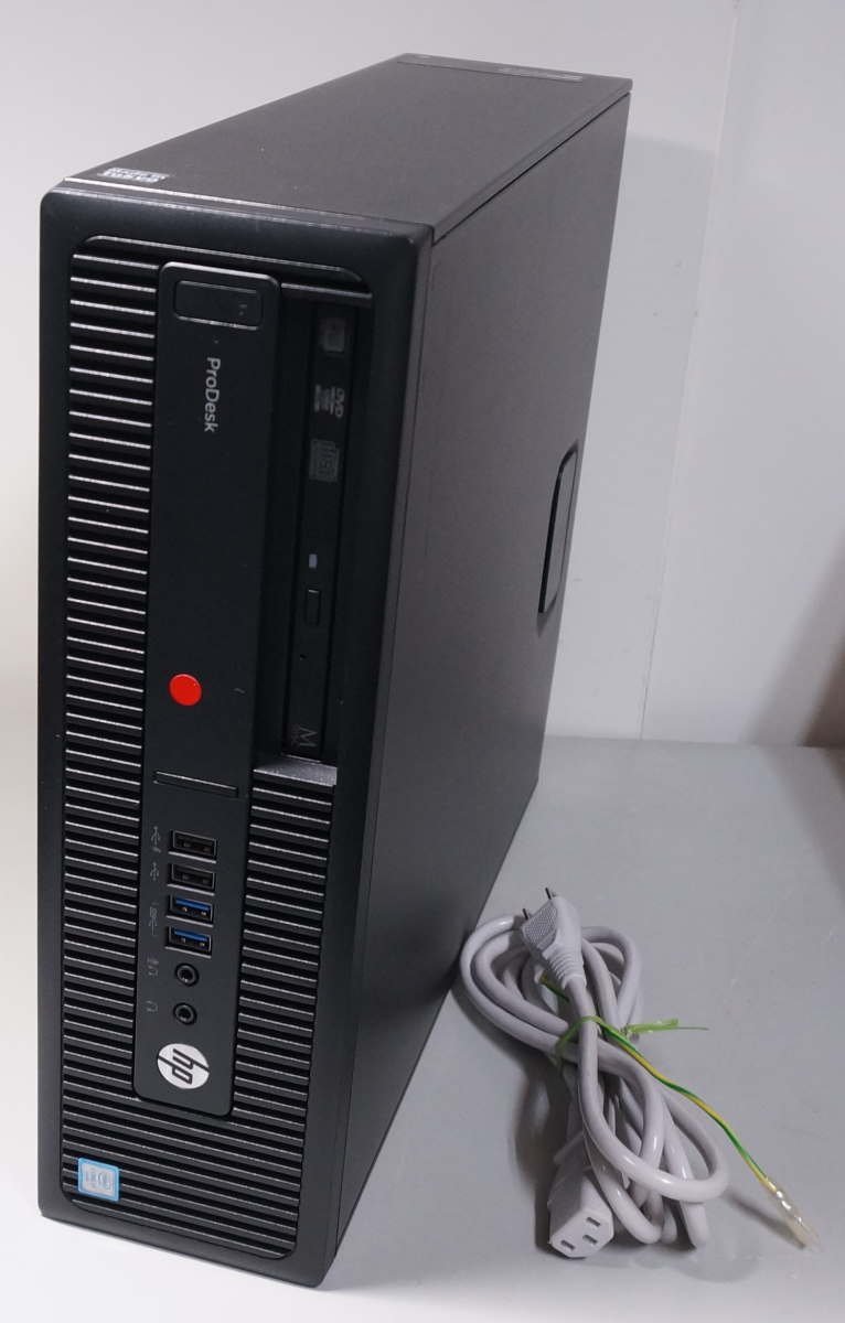 PC HP ProDesk 600 G4 SFF reconditionné - Intel Core i3-8100 - 8Go DDR4 - 480Go SSD - Windows 11 Pro
