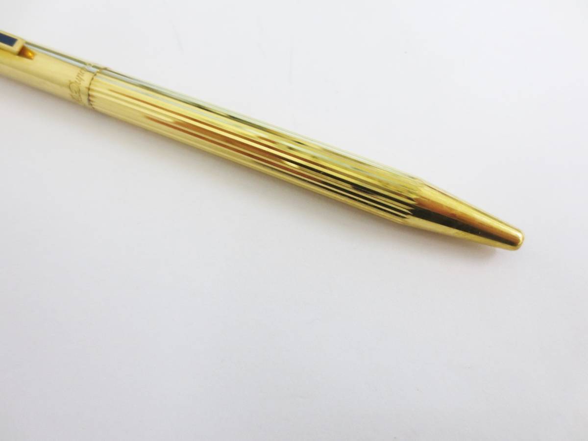 S.T.Dupont デュポンボールペン 925刻印 ゴールド色 used 銀製