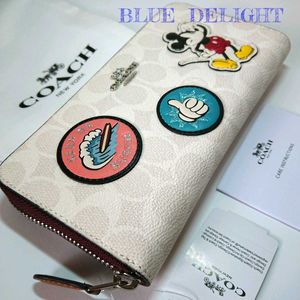 新作 コーチ ディズニー とんすけ 長財布 財布 Coach 財布 高質で安価