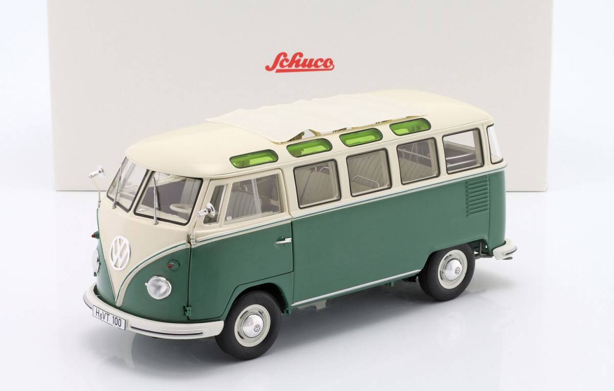VW Schuco T1b Bulli Volkswagen 1:18 1⁄18 Samba Bus (Typ 2) Diecast