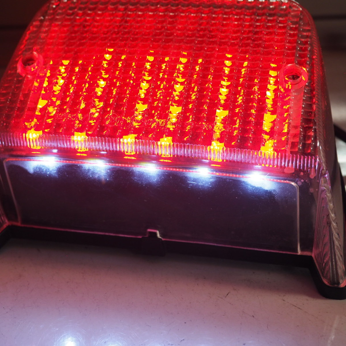 ゼファー400 LEDテールランプ クリアレンズ テールライト ZR400C 