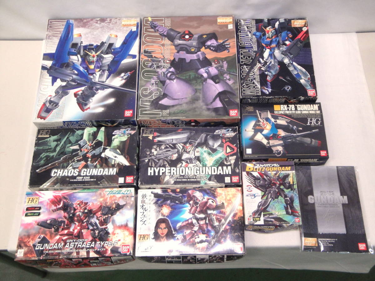 カメ)MG ドム Zガンダム スーパーガンダム HG ガンダム 他 ガンプラ