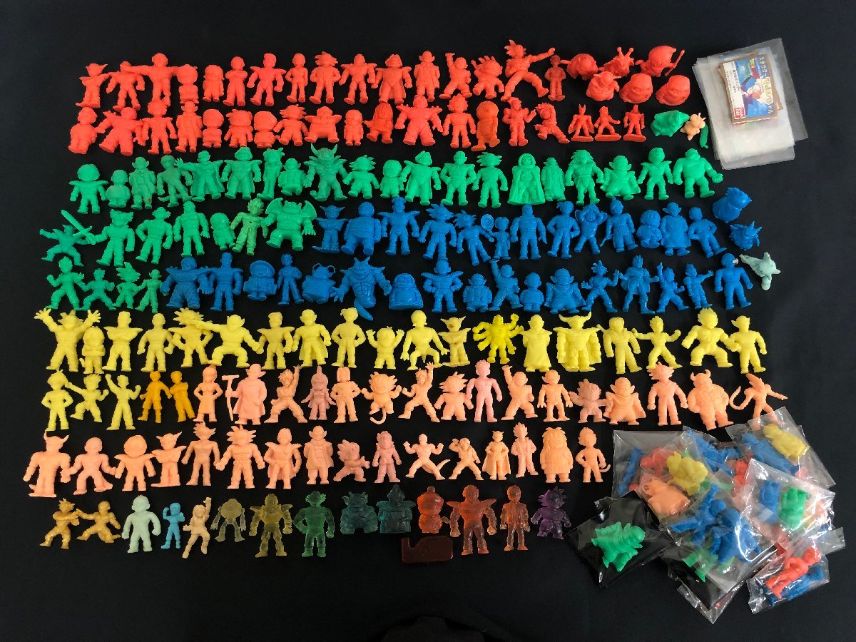 希少　レア　ドラゴンボール　ドラ消し　彩色　4体セット　悟空 ドラゴンボール 消しゴム ドラ消し 約200体まとめ 透明 肌色 ミニ