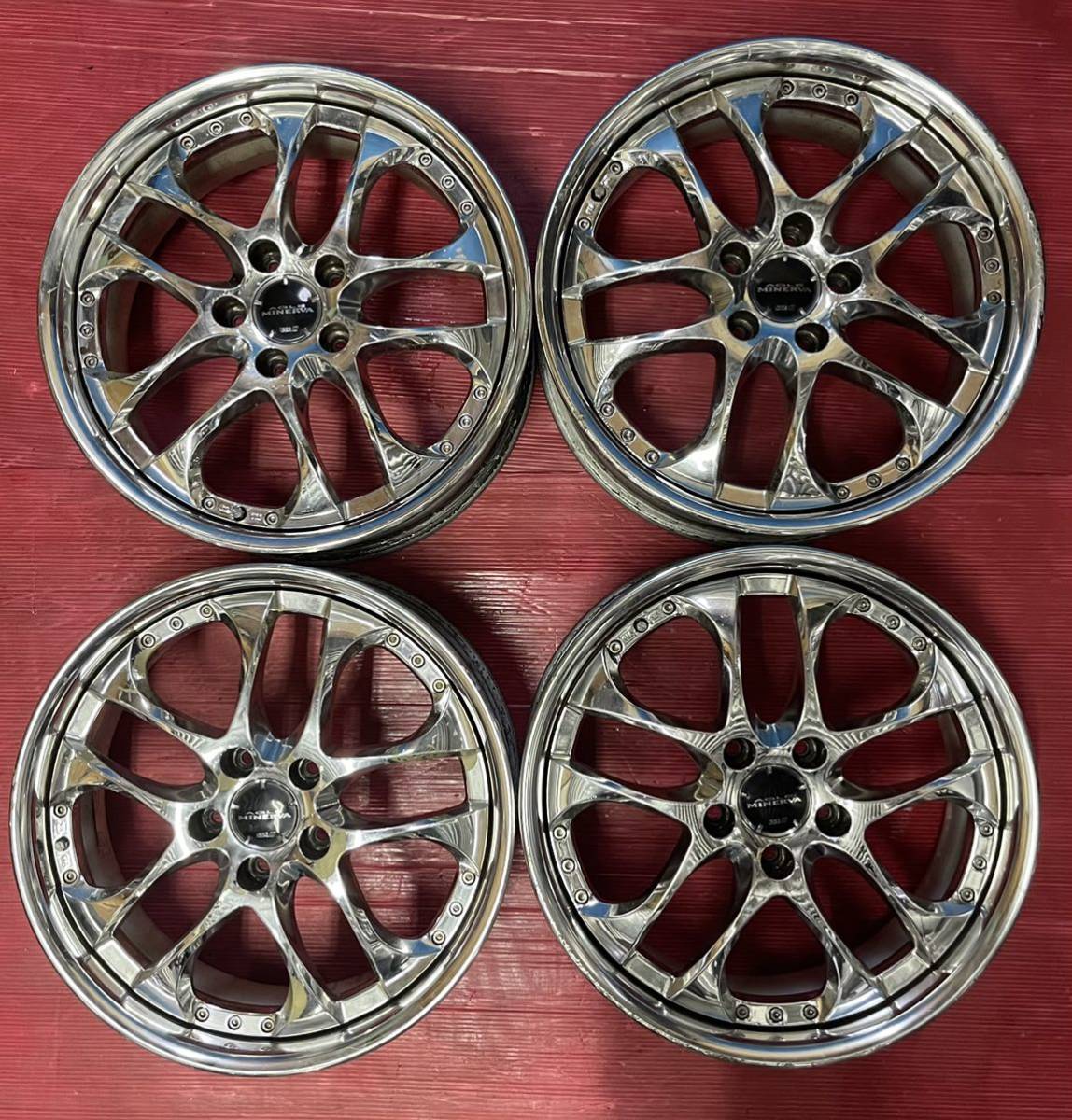 希少 SSR AGLE MINERVA エイグルミネルバ 18×7.5J PCD114.3H5 OFF+43  