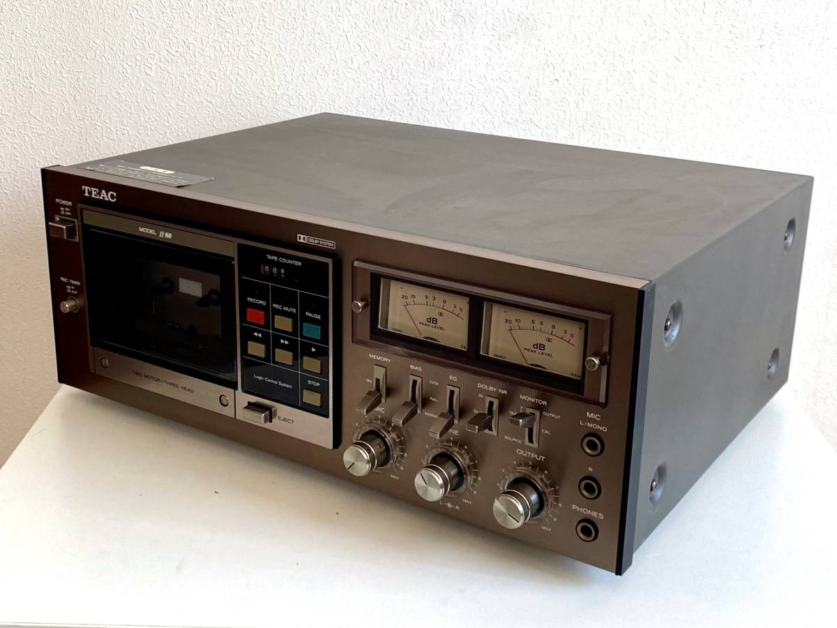 TEAC ff-80 ティアック 3ヘッド カセットデッキ 動作品 程度良 2021年 