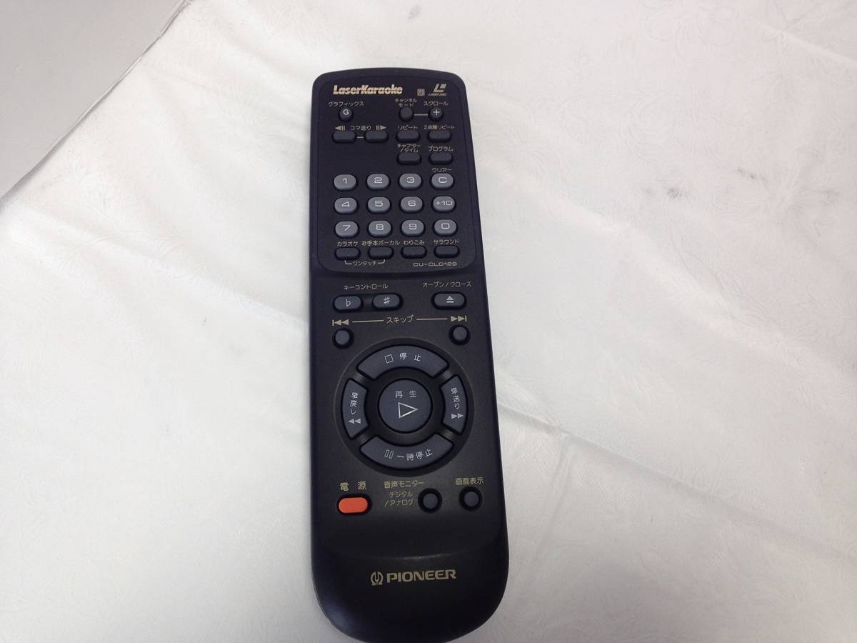 2】【A】Pioneer パイオニア CLD-K22G CD/LDプレーヤー カラオケ対応