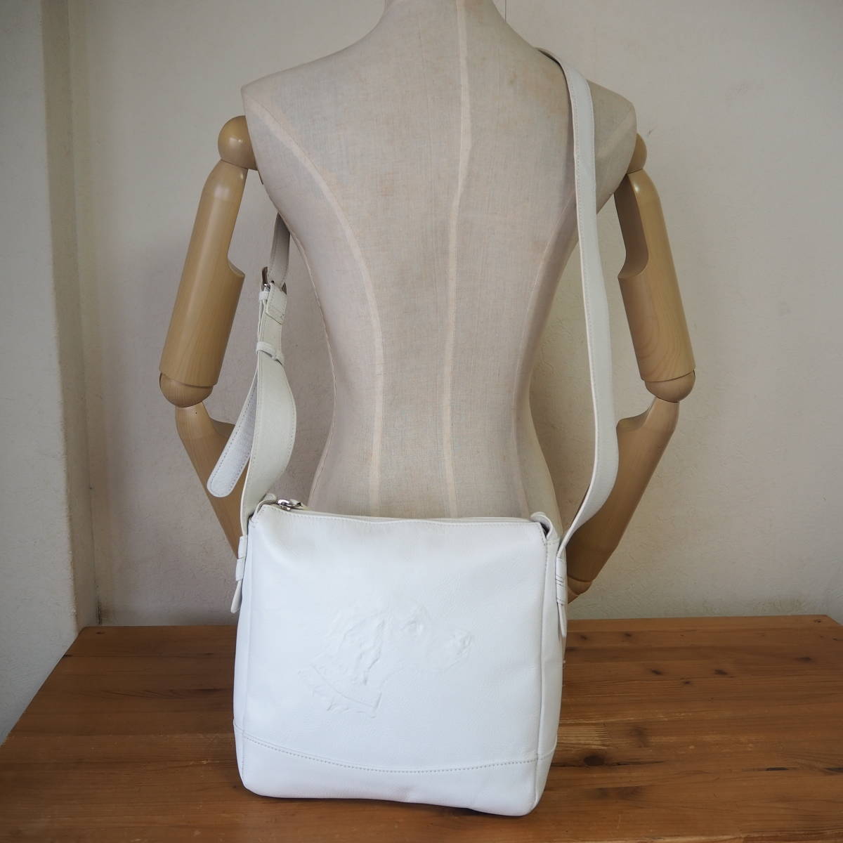 廃番品*Kitamura/キタムラ*アイリッシュセッター*犬*エンボスレザー 