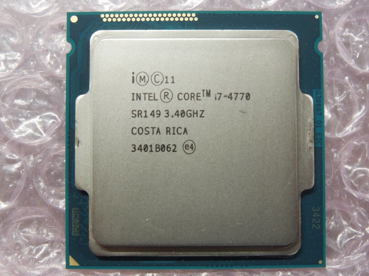 限定SALE，爆買い Core i7-4770 Haswell 3.4GHz SR149 LGA1150 H8337(Core i7)｜売買されたオークション情報、yahooの商品情報をアーカイブ公開 - オークファン Core i7