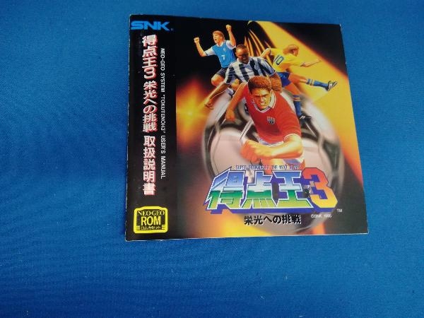 ネオジオ NEOGEO ロムカセット 得点王3 栄光への挑戦 箱・説明書 