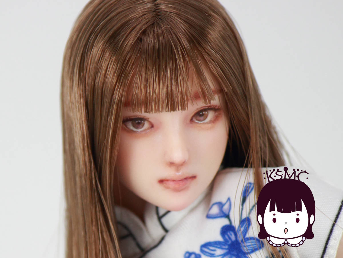 かすみこ] 1/6 オビツ27 カスタムヘッド ドールヘッド 27-01 