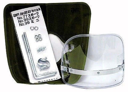 クリアランス売り バイク用品 Z-FATHER 旭風防 モンゴリヤン風防
