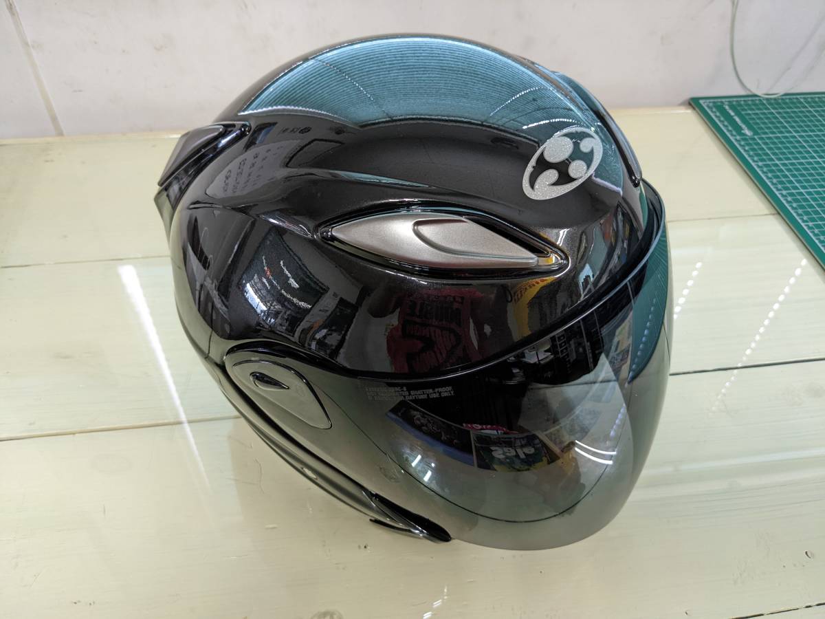 OGK KABUTO AVAND2 スモークシールド ブラックメタリック 2021製造 