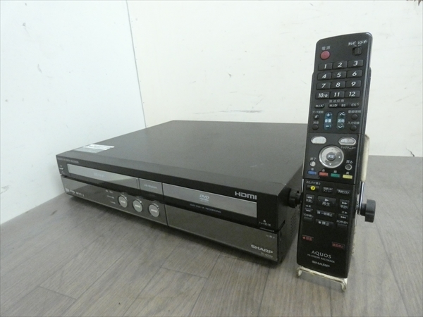 代引無料 シャープ/SHARP☆HDD/DVDレコーダー/VHS☆DV-ACV52☆純正