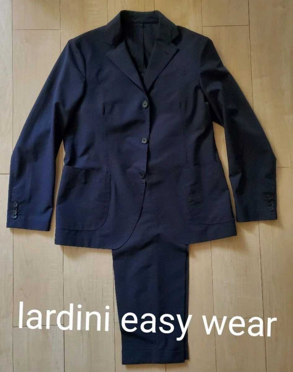  Lardini easy wear ラルディーニ セットアップ スーツ パッカブル(Lサイズ)｜売買されたオークション情報、yahooの商品情報をアーカイブ公開 - オークファン Lサイズ