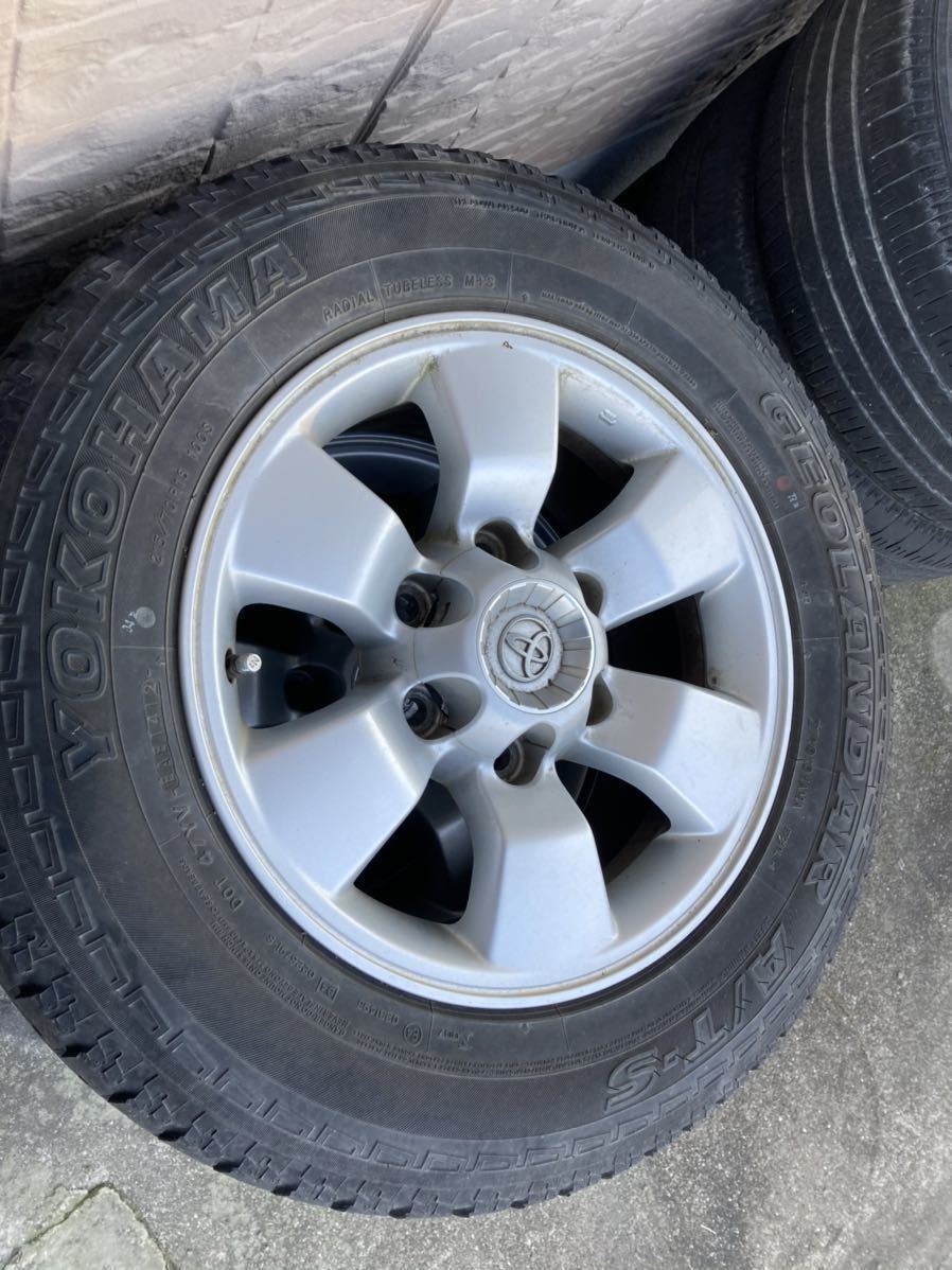 トヨタ純正 16インチホイール 6穴 ハイラックス ハイエース