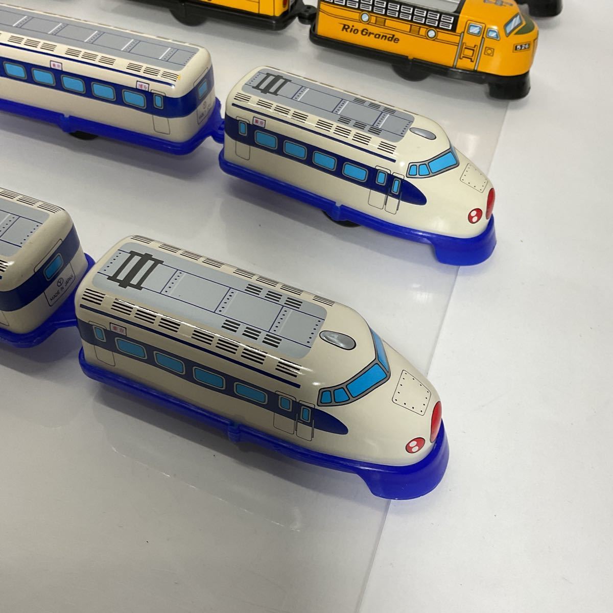 85【同梱可】【美品】ブリキ ゼンマイ ぜんまい 新幹線 電車 WIND-UP