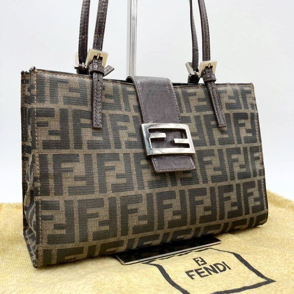 1円【希少 極美品】フェンディ FENDI マンマバケット トートバッグ 