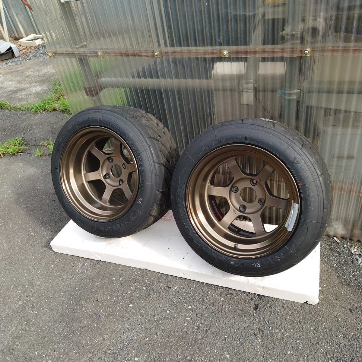 RAYS TE37 VOLKRACING 4穴 AE86 N2 旧車 深リム 廃盤サイズ 即納 15 