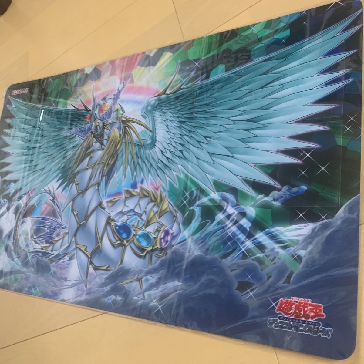 遊戯王の日 ラバー製 デュエルフィールド 究極宝玉神レインボー 