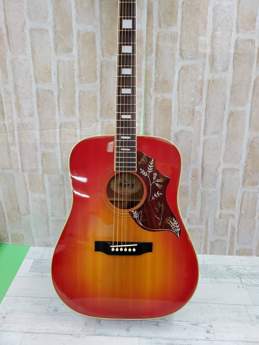 楽659-147□MORRIS ハミングバードタイプ アコギ WH-20 サンバースト