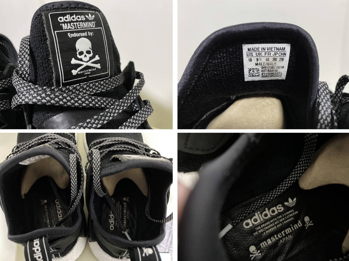 【正規品】USED品/2016 mastermind JAPAN×adidas Originals NMD XR1/伊勢丹限定【US10/28cm】