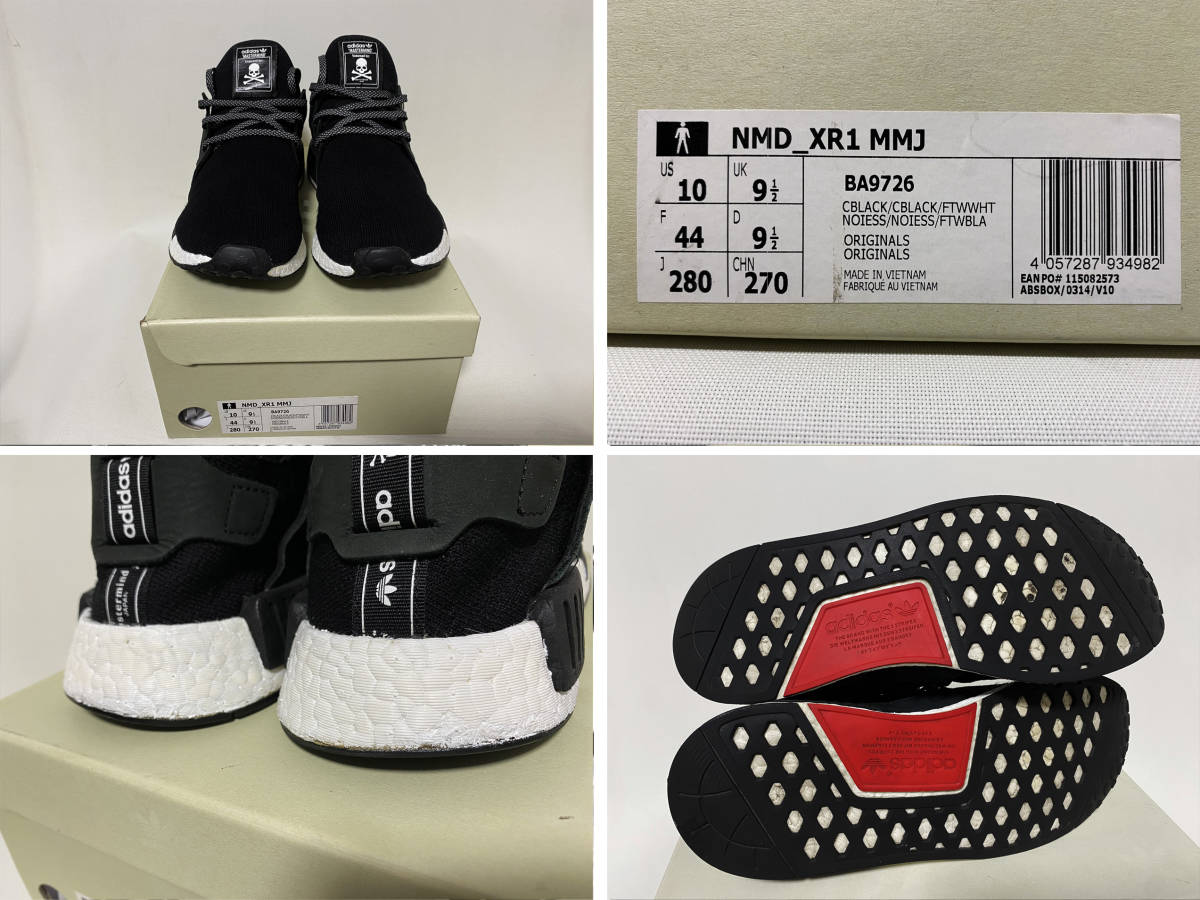 【正規品】USED品/2016 mastermind JAPAN×adidas Originals NMD XR1/伊勢丹限定【US10/28cm】