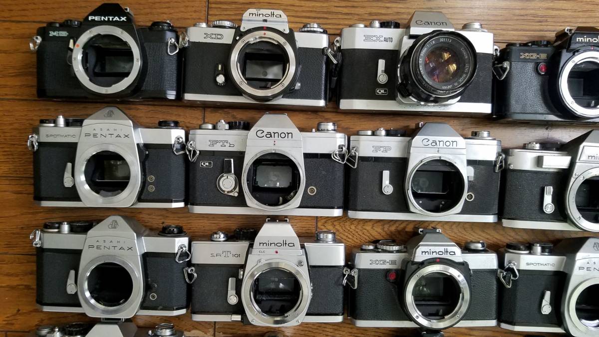 まとめ フィルム 一眼レフ MF カメラ Canon PENTAX MINOLTA / FTb 