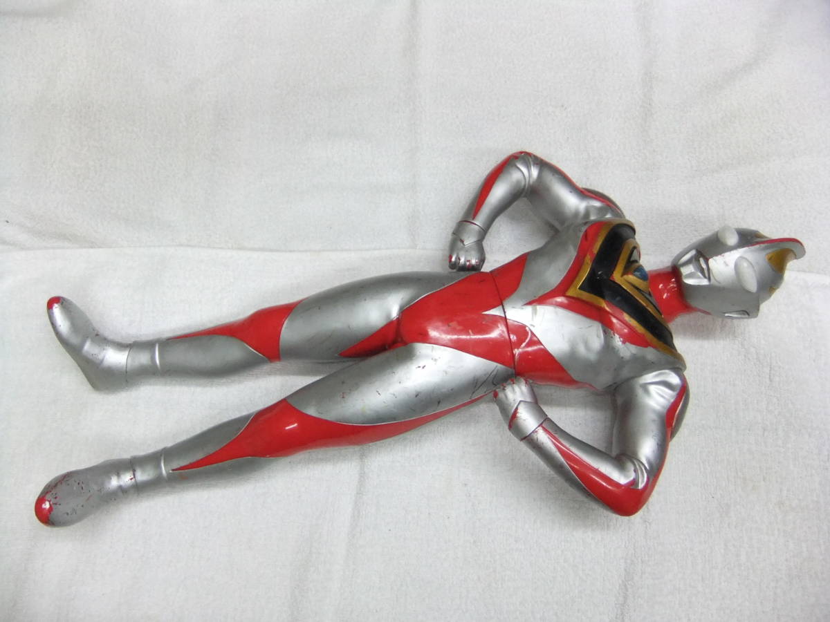 ビッグサイズ 約50cm ウルトラマンガイア フィギュア ソフビ 人形 京本 