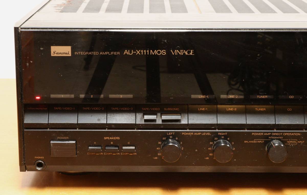 MOS サンスイ AU-X111 VINTAGE プリメインアンプ SANSUI 公式通販