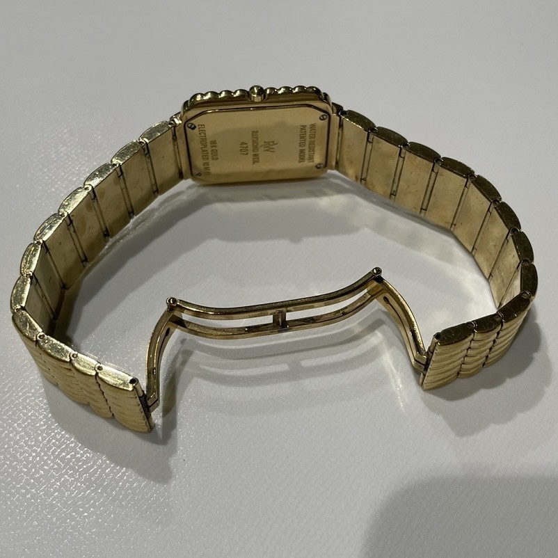 RAYMOND WEIL】Nabucco 4707 メンズ スクエア腕時計 ゴールド 18K GOLD