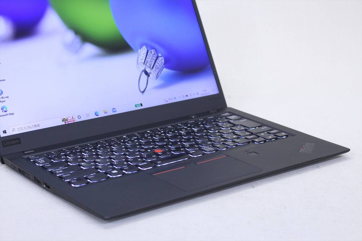 【即配】第8世代Corei5搭載Lenovo究極ビジネスモバイル！14型FHD液晶 ThinkPad X1 Carbon 6th Gen i5-8250U 8GB SSD128GB Win10