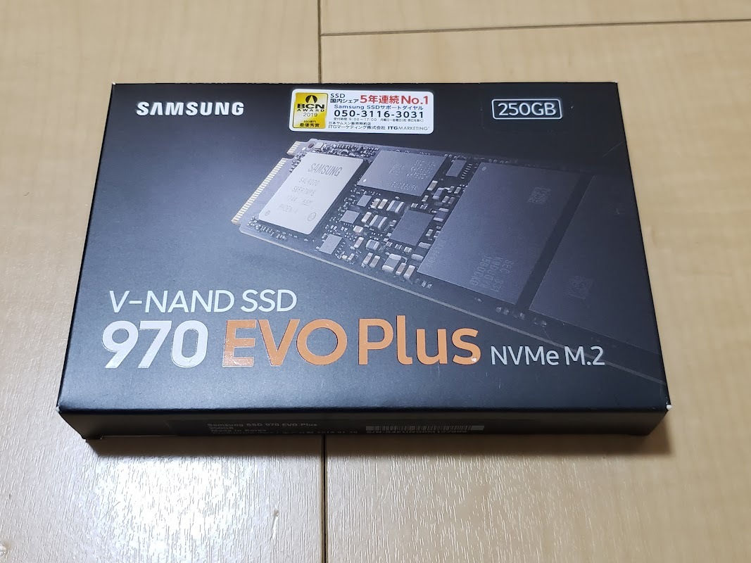 M.2 SSD Samsung 内臓SSD 970 EVO Plus M.2/250GB MZ-V7S250B/IT(128GB～)｜売買されたオークション情報、yahooの商品情報をアーカイブ公開 - オークファン 128GB～