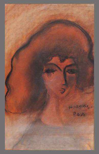 真作】□織田廣喜□女図パステル画額□肉筆□額装□人物画□ 【公式通販】