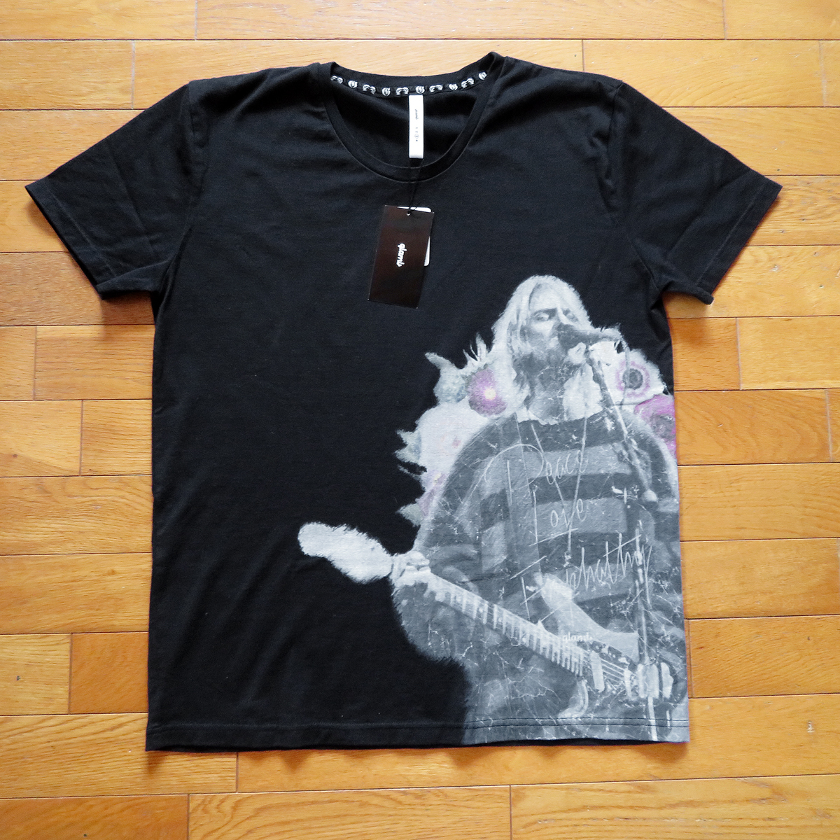 glamb カートコバーン Tシャツ glamb [グラム] NIRVANAのカート 