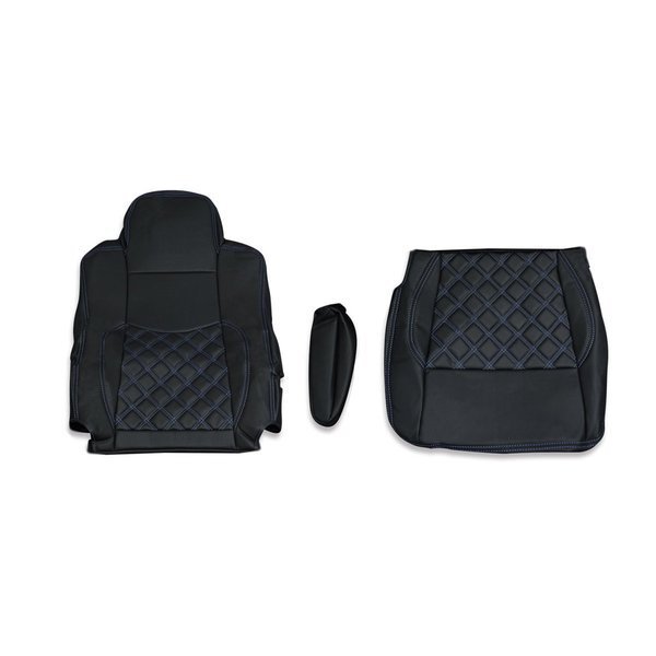 【爆買い，限定セール】 いすゞ ファイブスター ギガ H27.11- シートカバー 艶無し 運転席 ダイヤモンドステッチ ブルー AP-CV008R-BL(シートカバー)｜売買されたオークション情報、yahooの商品情報をアーカイブ公開 - オ シートカバー