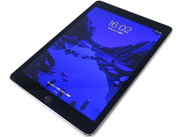 □α Apple iPad Air2 16GB Wi-Fiモデル A1566 (MGL12J/A)/スペース