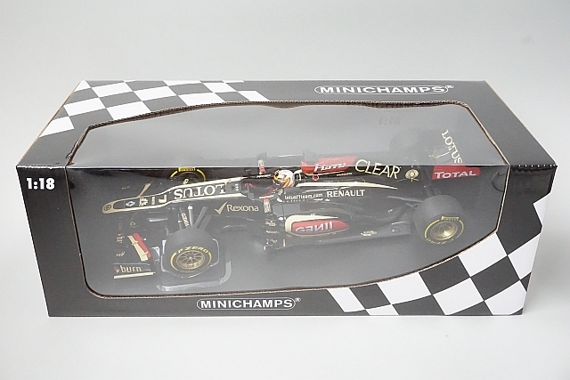 ミニチャンプス PMA 1/18 ロータス LOTUS F1 チーム ルノー E21 K