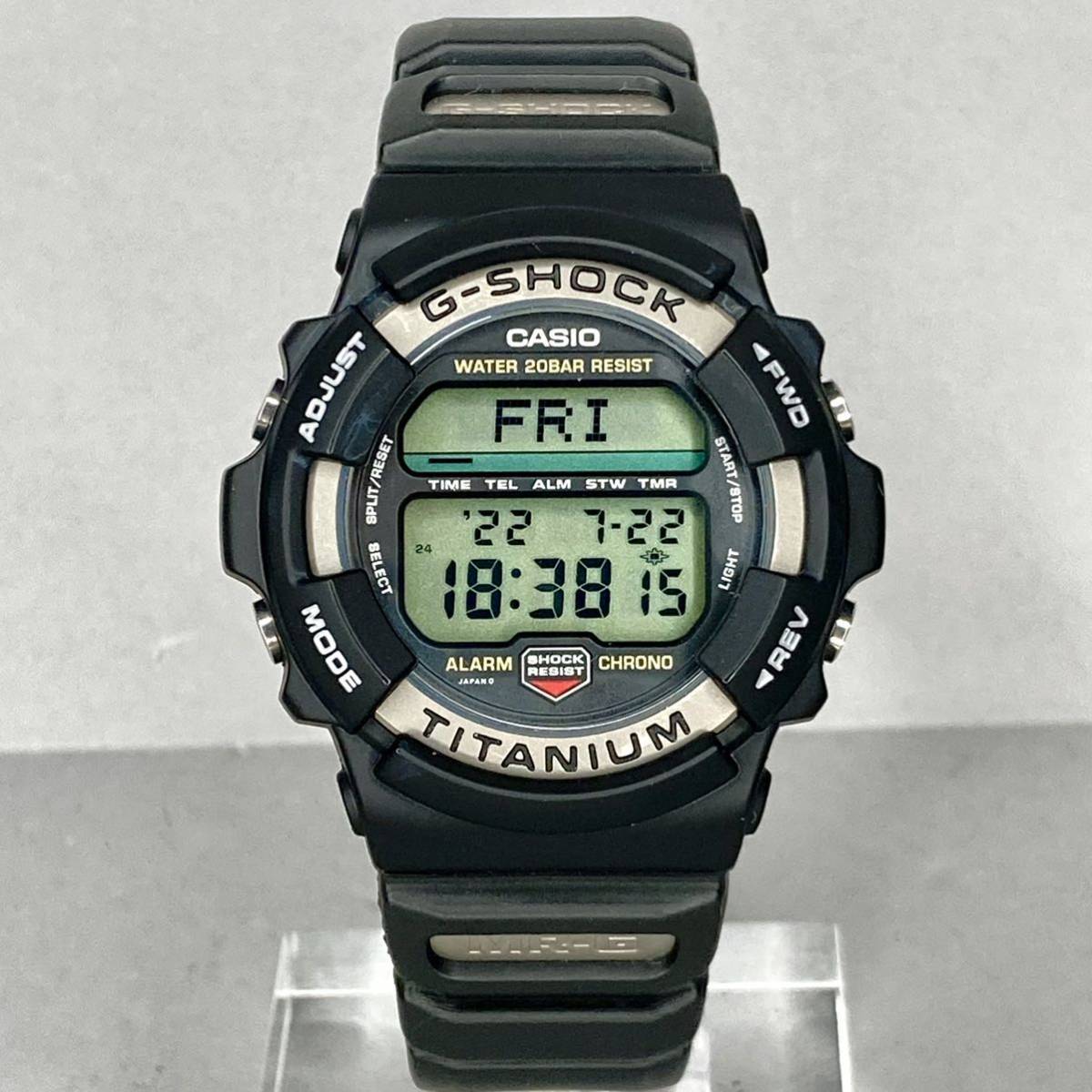 希少 極美品 箱説付 CASIO G-SHOCK MR-G MRG-1-1 チタンケースモデル