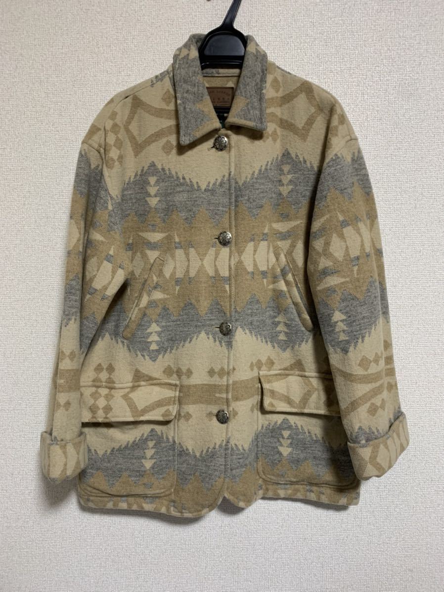 90s USA製 ラルフローレン ネイティブジャケット ラグジャケット 