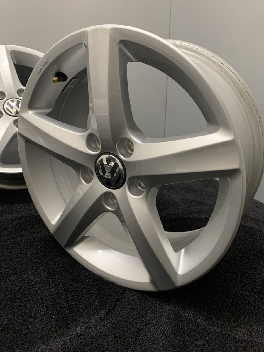 VW フォルクスワーゲン純正ホイール 16インチ 6.5J 5H 112 +42 4本 
