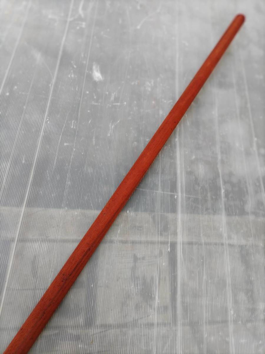 銘木 花梨(カリン) 丸棒 荒材 約1600ミリ 約29φ 棒術 DIY (3)